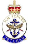 HM Forces Veteran badge